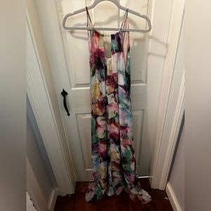 Maggie London floral maxi dress, worn once